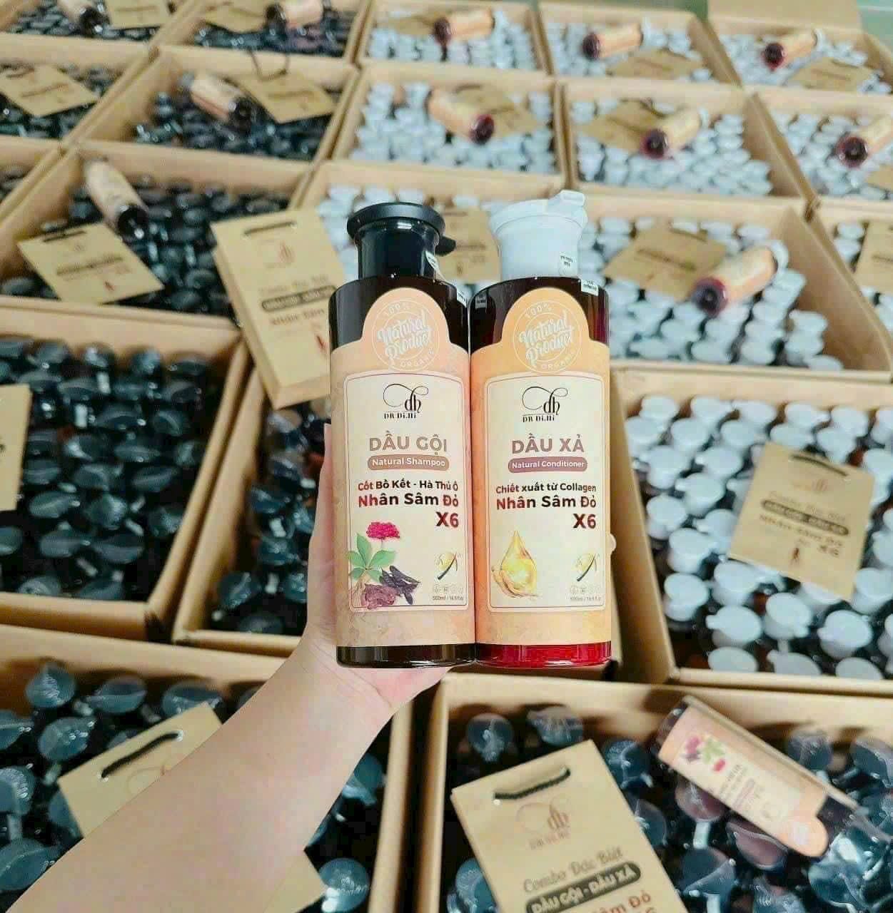 Combo Dầu Gội Xả Nhân Sâm Đỏ X6 Dr Di Hi Combo Dầu Gội Xả Nhân Sâm Đỏ X6 Dr Di Hi