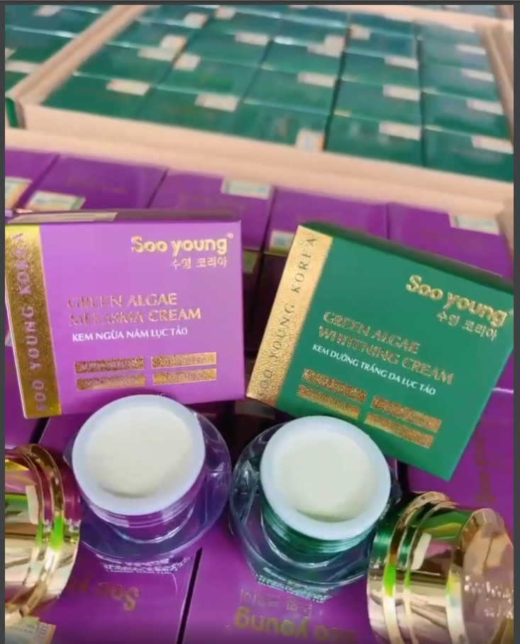 Combo Face Ngày Lục Tảo Soo Young Mini + Face Đêm Lục Tảo Soo Young Mini