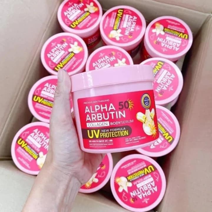 Kem Body 500g Alpha Arbutin Collagen Dưỡng Trắng Da Chống Nắng Kem Body 500g Alpha Arbutin Collagen Dưỡng Trắng Da Chống Nắng