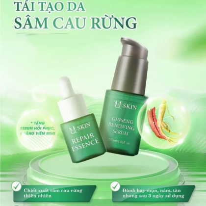 Combo Tái Tạo Sâm Cau Rừng MQ Skin Combo Tái Tạo Sâm Cau Rừng MQ Skin