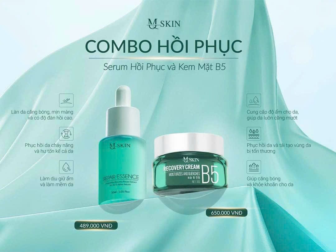 Combo Face Serum Phục Hồi Da B5 MQ Skin