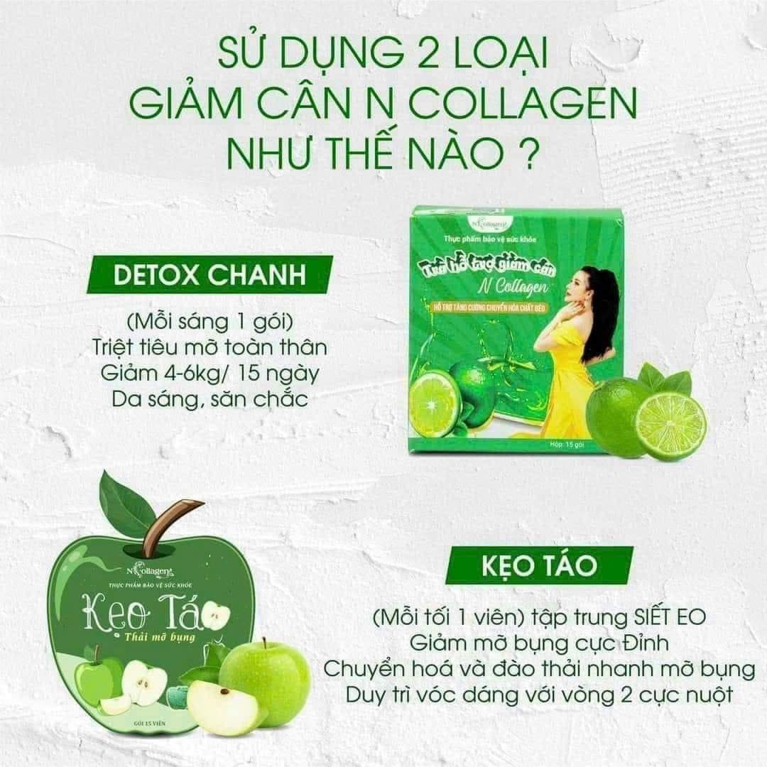 Ăn kiêng 1 tháng vẫn không bằng 1 liệu trình Chanh và Táo NHÀ N Collagen Ăn kiêng 1 tháng vẫn không bằng 1 liệu trình Chanh và Táo NHÀ N Collagen