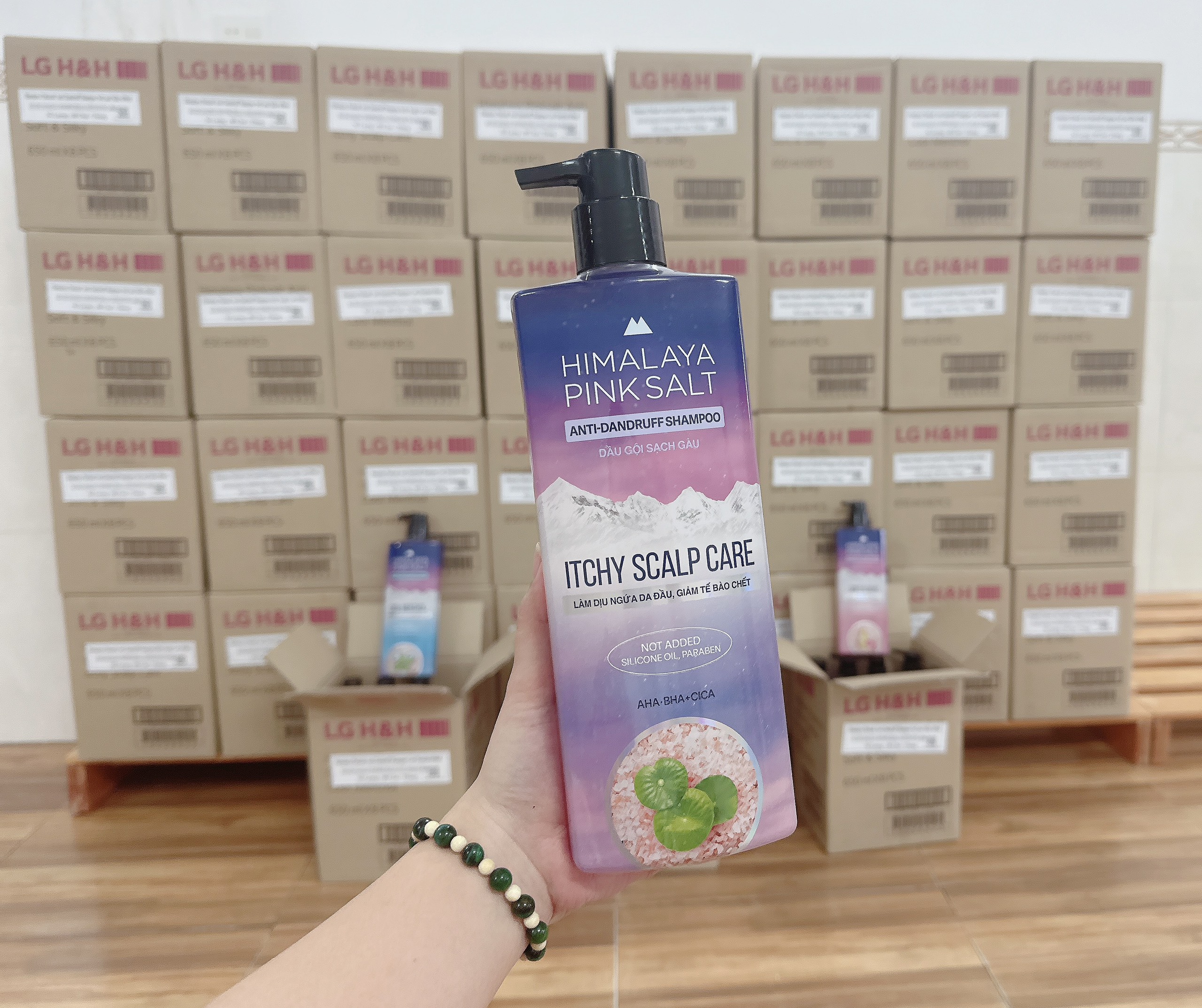 Dầu gội muối hồng HiMaLaya cho mái tóc và da đầu khỏe mạnh hạn chế tình trạng gàu ngứa và nấm da đầu Cho da đầu mát lạnh sảng khoái