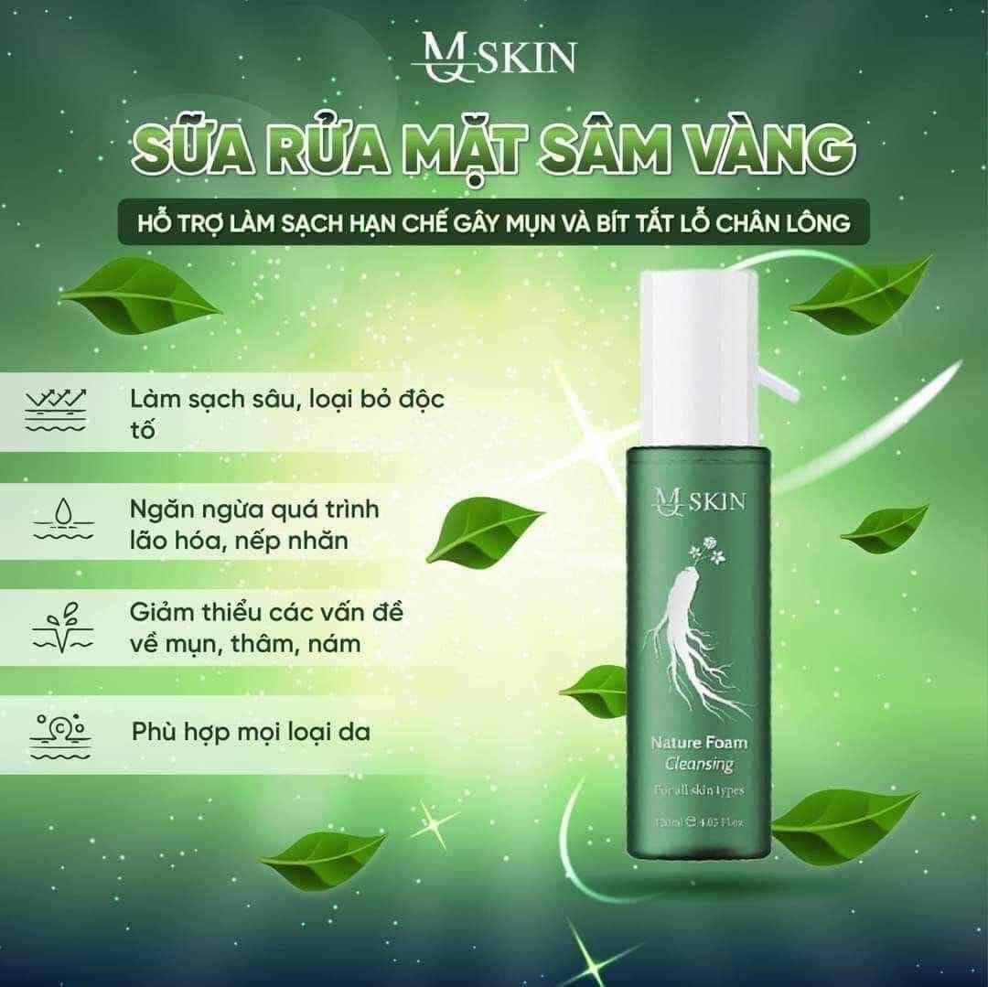 Combo Cao Mụn Sâm Vàng MQ Skin Combo Cao Mụn Sâm Vàng MQ Skin