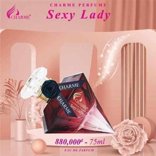 Nước Hoa Charme Sexy Lady 75ml Nữ Độ đỉnh và độ sang chảnh của em này thì khỏi phải bàn cải rồi Nước Hoa Charme Sexy Lady 75ml Nữ Độ đỉnh và độ sang chảnh của em này thì khỏi phải bàn cải rồi