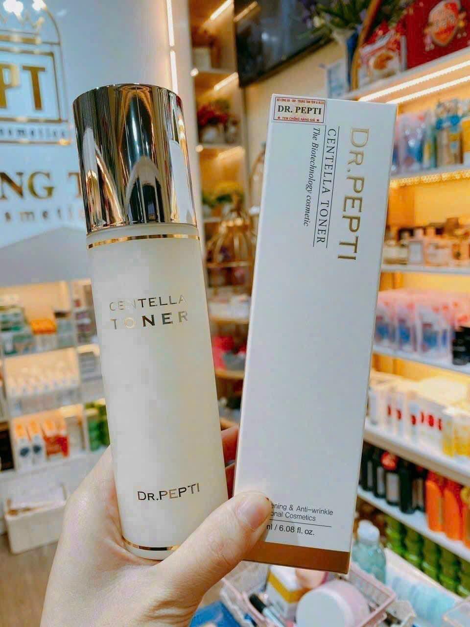 Toner Dr Pepti Nước thần cho làn da của bạn siêu căng bóng Toner Dr Pepti Nước thần cho làn da của bạn siêu căng bóng