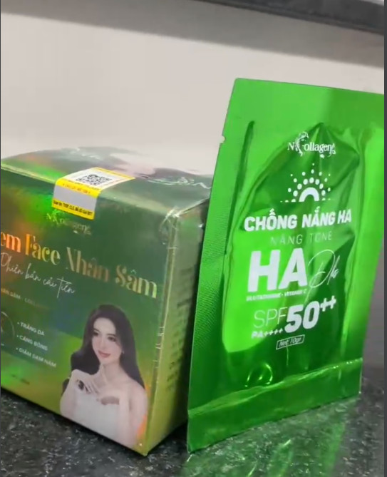 Kem Face Nhân Sâm Xanh N Collagen Phiên Bản Cải Tiến