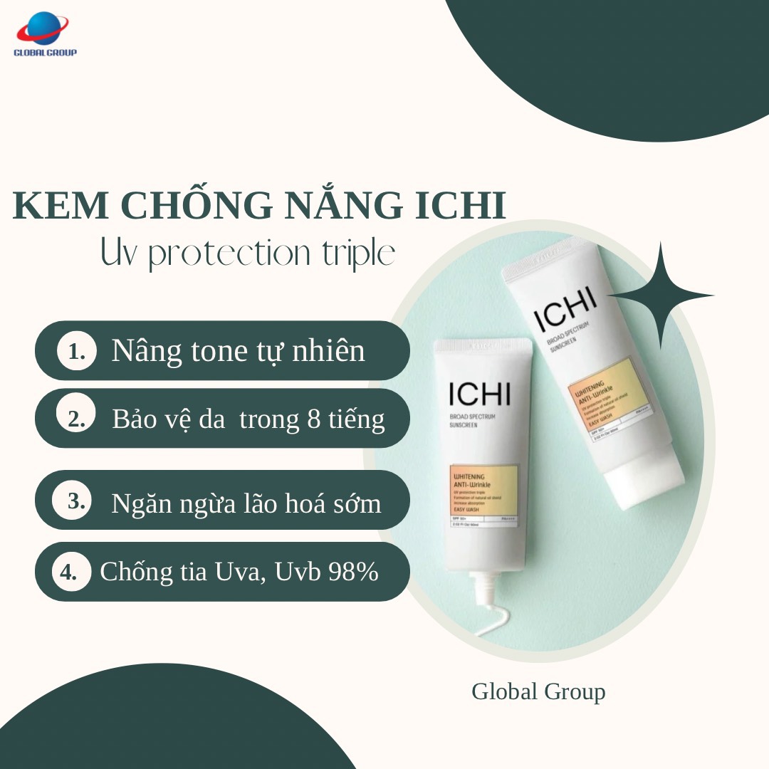 5 Lý do bạn nên sử dụng kem chống nắng Ichi 5 Lý do bạn nên sử dụng kem chống nắng Ichi