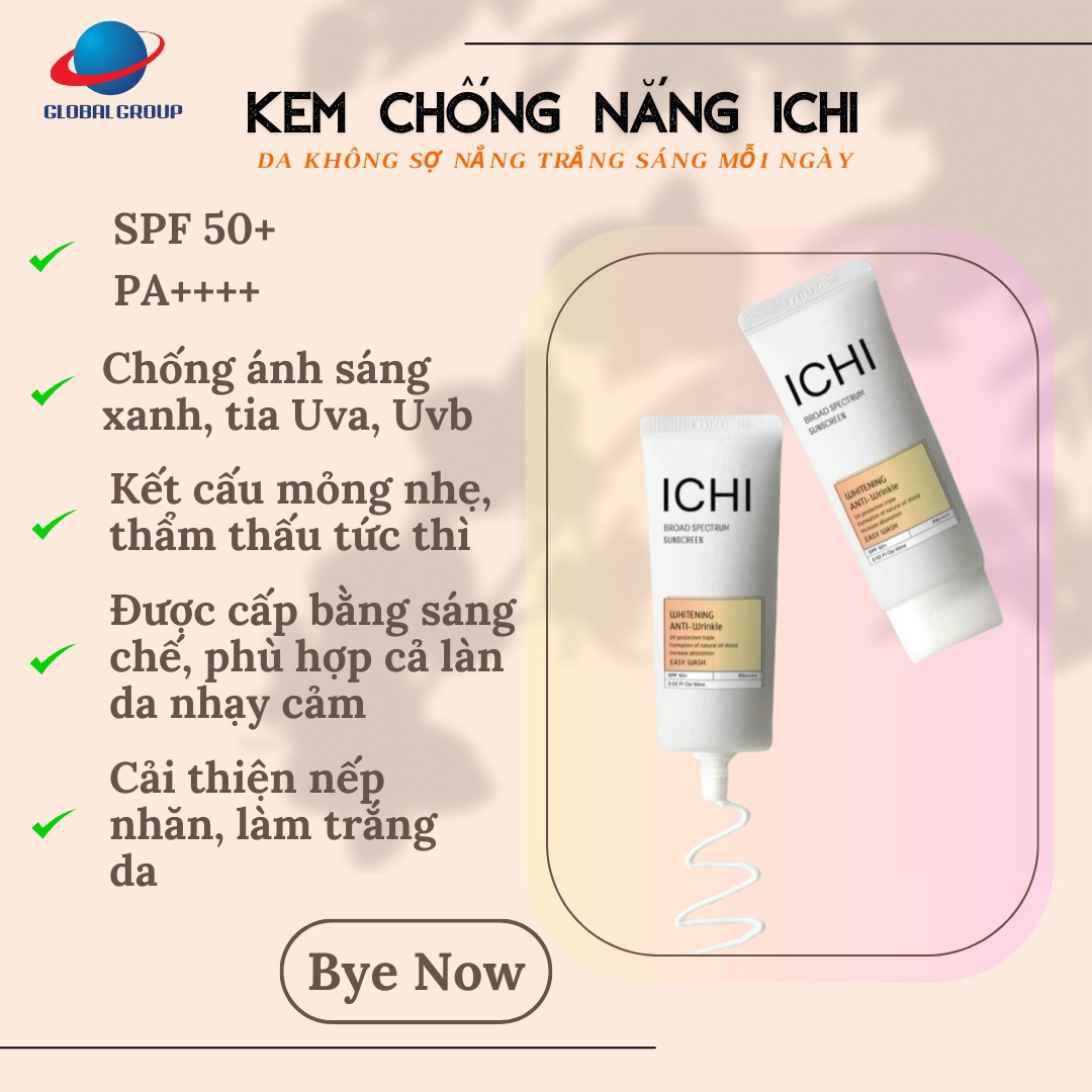 5 Lý do bạn nên sử dụng kem chống nắng Ichi 5 Lý do bạn nên sử dụng kem chống nắng Ichi