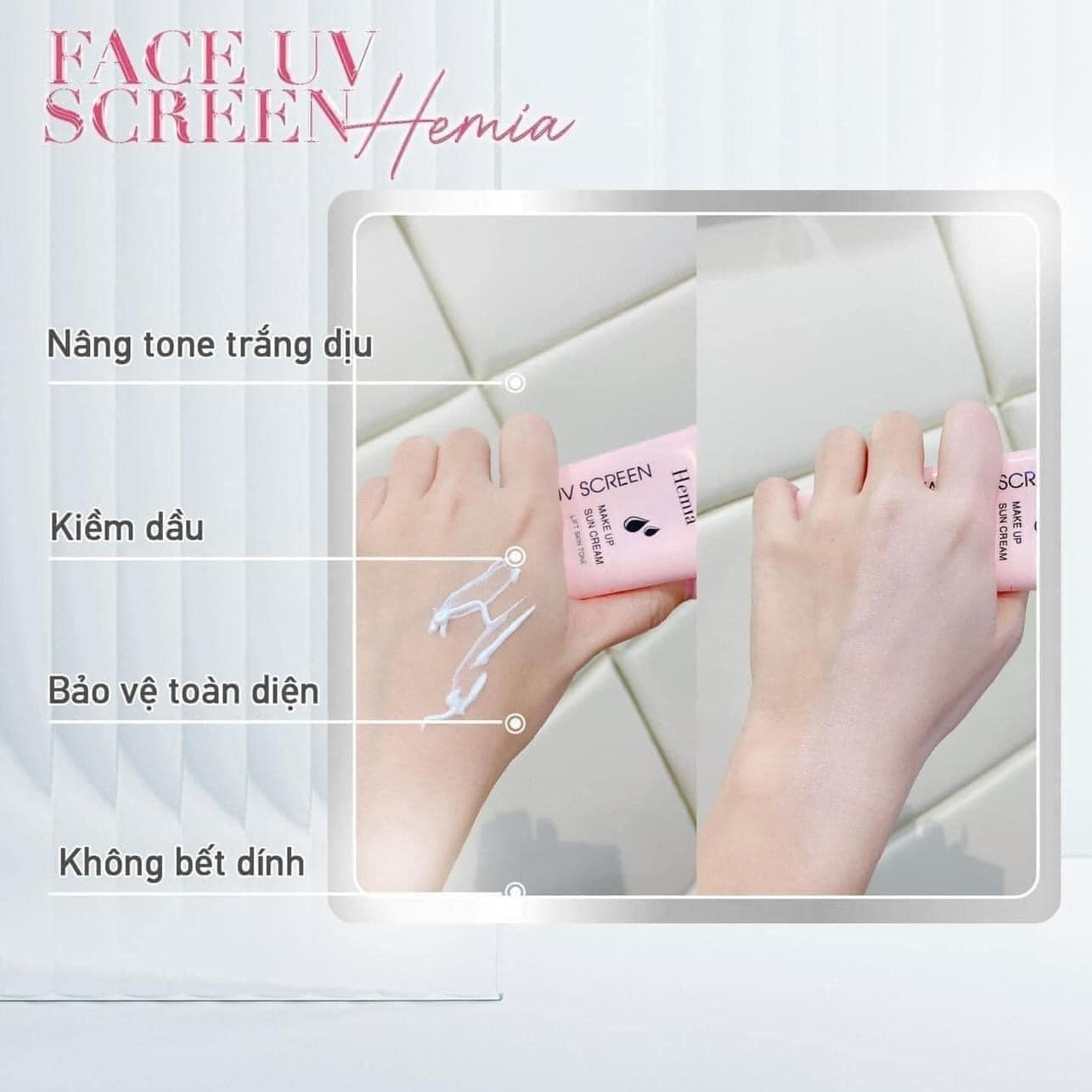 Kem Chống Nắng Hemia Hàn Quốc Sản phẩm không thể thiếu cho da làn da đẹp Kem Chống Nắng Hemia Hàn Quốc Sản phẩm không thể thiếu cho da làn da đẹp