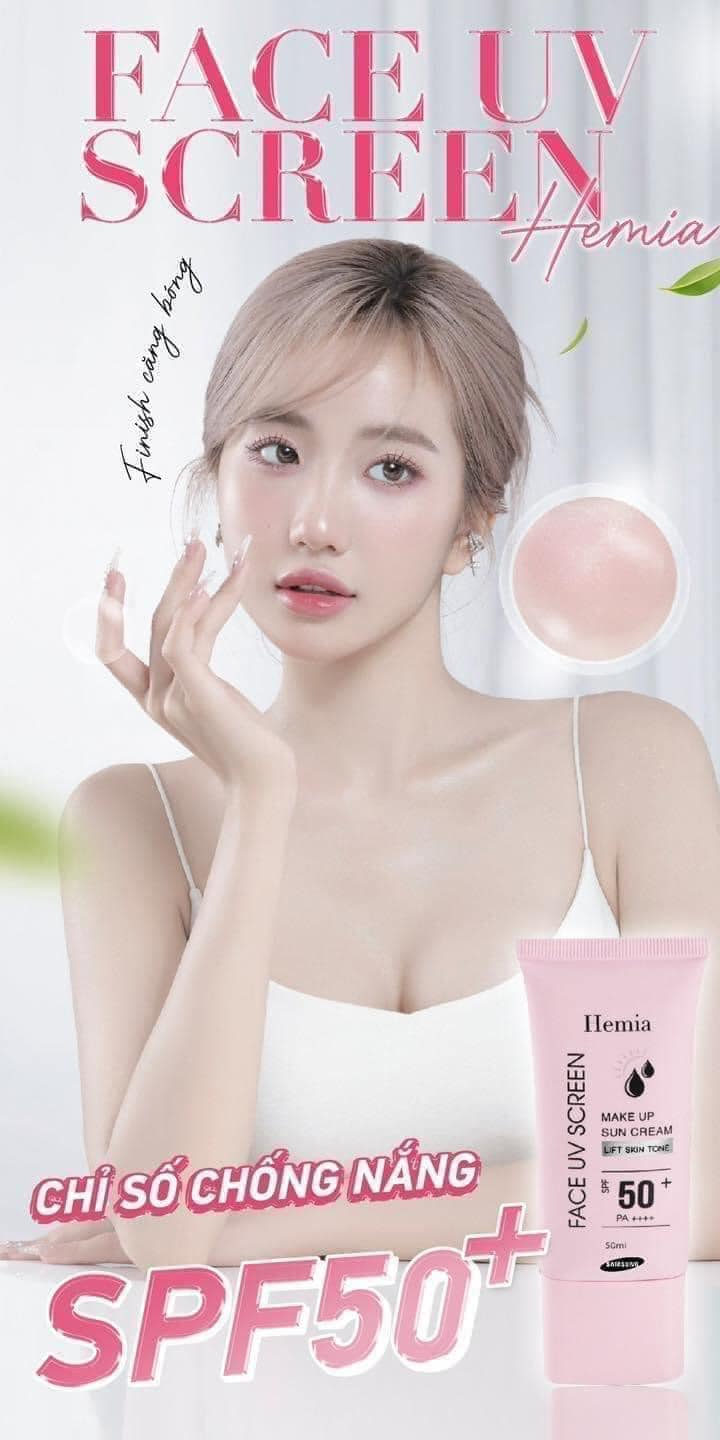 Kem Chống Nắng Hemia Hàn Quốc Sản phẩm không thể thiếu cho da làn da đẹp