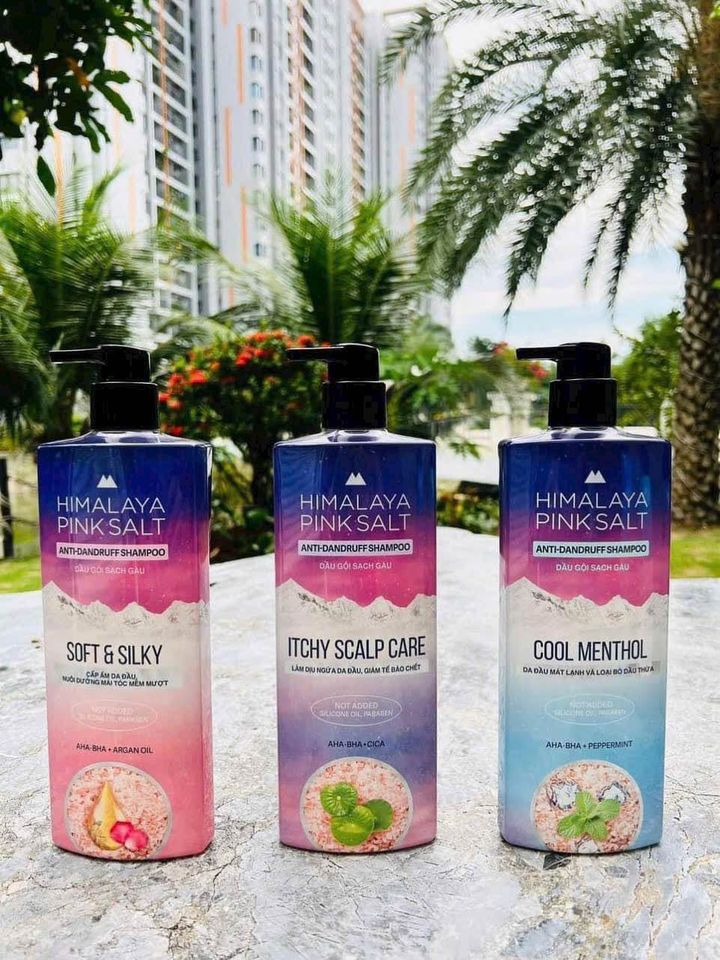 Dầu Gội Sạch Gàu Muối Hồng Himalaya Soft Silky Hàn Quốc