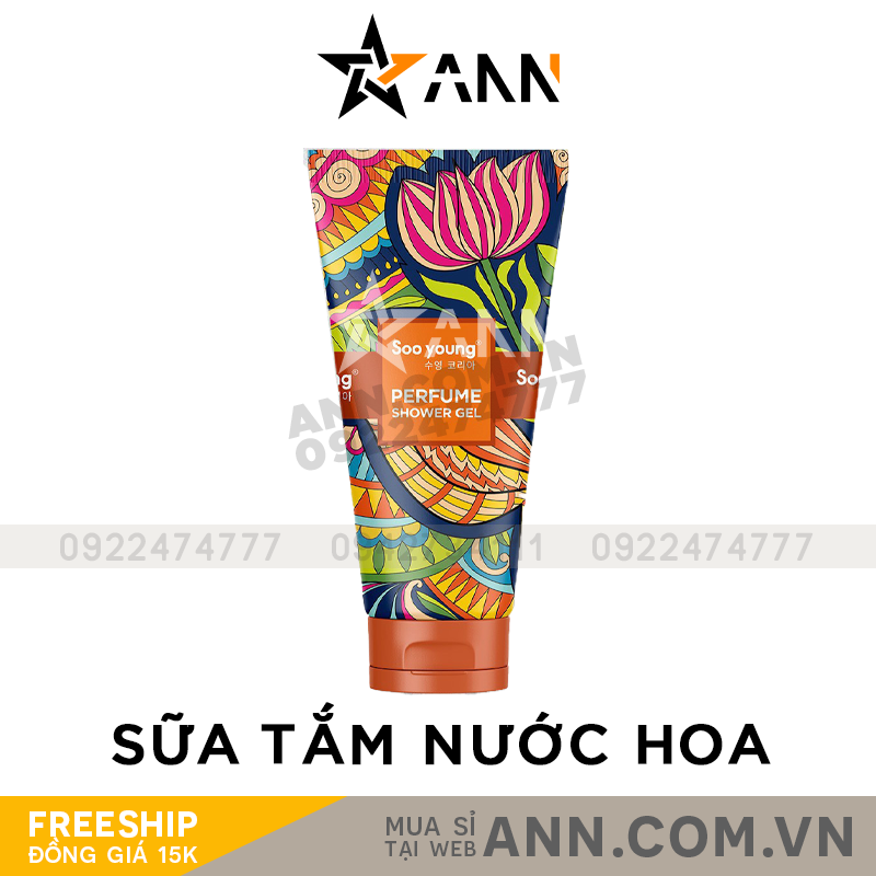 Sữa Tắm Nước Hoa Soo Young Màu Cam Sữa Tắm Nước Hoa Soo Young Màu Cam