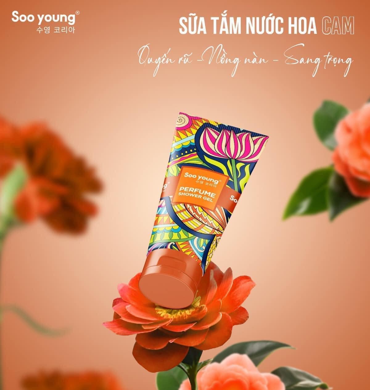 Sữa Tắm Nước Hoa Soo Young Màu Cam