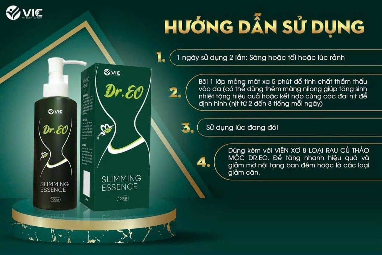 Tinh Chất Tách Mỡ Nọc Ong Dr EO Slimming Essence VIC Organic Tinh Chất Tách Mỡ Nọc Ong Dr EO Slimming Essence VIC Organic