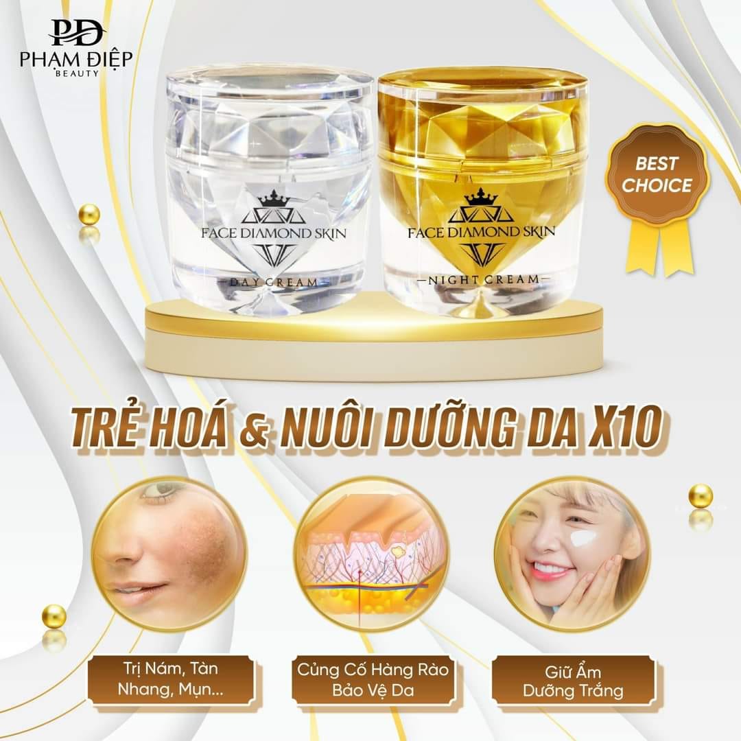 Hãy đến với sản phẩm Phạm Điệp Beauty Face Diamond Skin Hãy đến với sản phẩm Phạm Điệp Beauty Face Diamond Skin