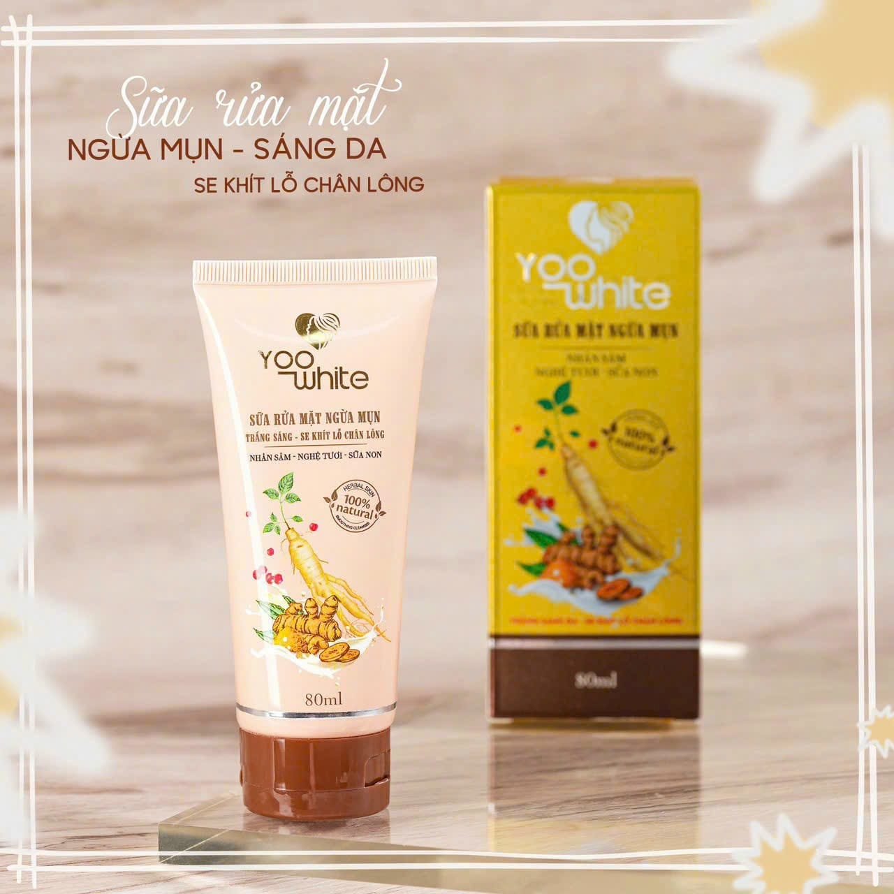 Sữa rửa mặt ngừa mụn Yoo White Sữa rửa mặt ngừa mụn Yoo White