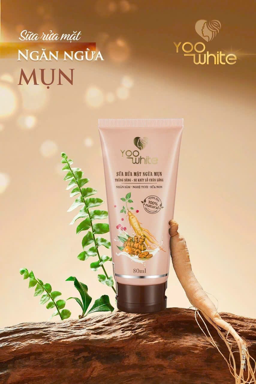 Sữa rửa mặt ngừa mụn Yoo White Sữa rửa mặt ngừa mụn Yoo White