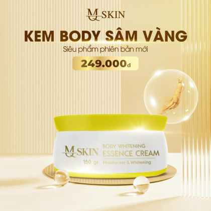 Kem Body Sâm Vàng MQ Skin Essence Cream (Tặng Kích Trắng) Kem Body Sâm Vàng MQ Skin Essence Cream (Tặng Kích Trắng)