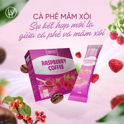 Cà Phê Mâm Xôi Giảm Cân Raspberry Coffee 15 gói Cà Phê Mâm Xôi Giảm Cân Raspberry Coffee 15 gói