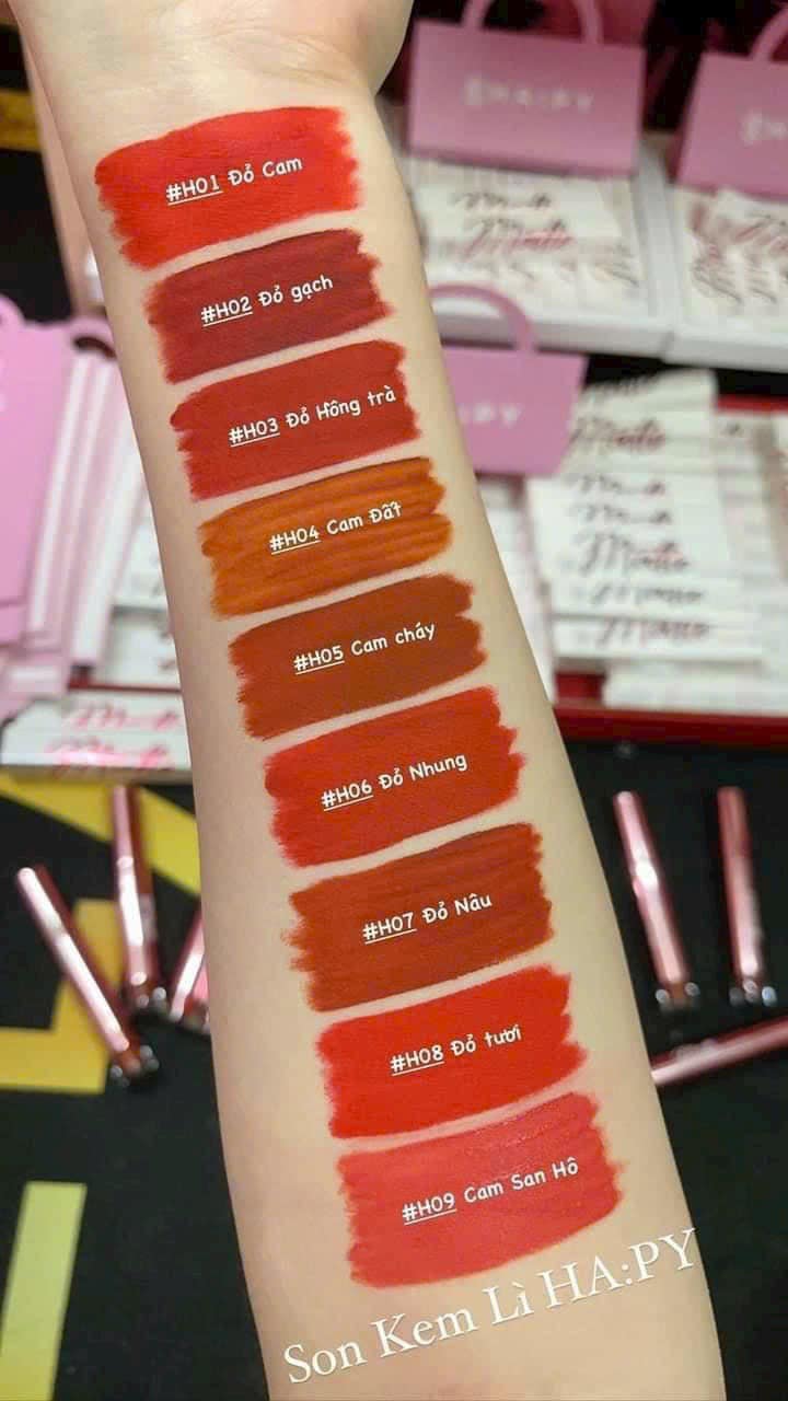 Chị em nào xài em son siêu lì Happy Matte Lipcream này mà không thích không ưng được chứ Chị em nào xài em son siêu lì Happy Matte Lipcream này mà không thích không ưng được chứ