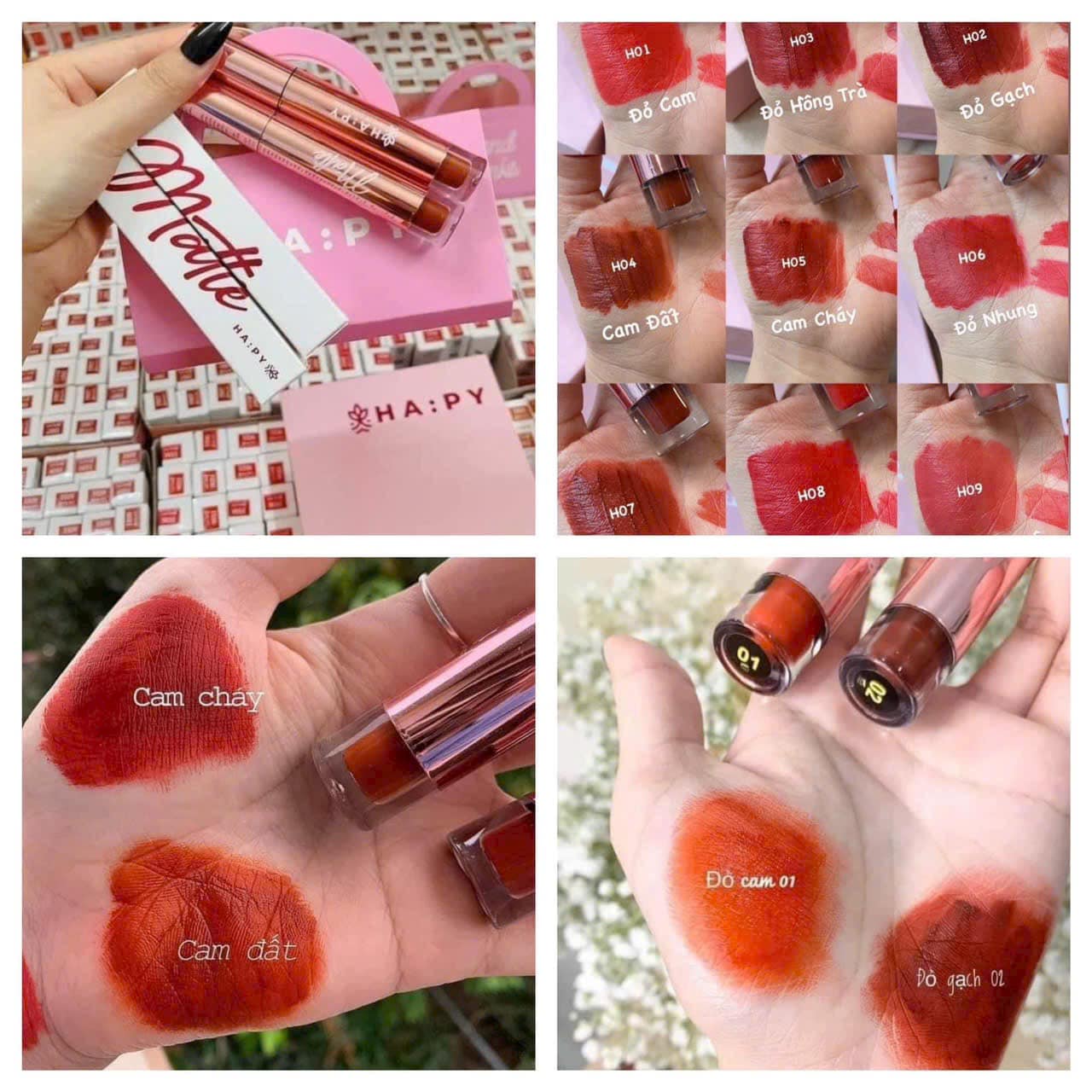 Chị em nào xài em son siêu lì Happy Matte Lipcream này mà không thích không ưng được chứ Chị em nào xài em son siêu lì Happy Matte Lipcream này mà không thích không ưng được chứ