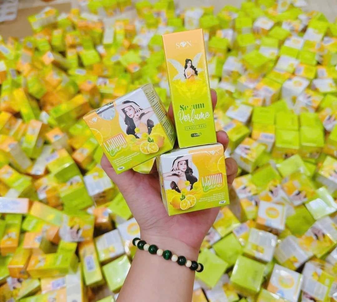 Combo 2 Hộp Kem Thâm Nách Lemon Care SON Cosmetic Tặng Serum Combo 2 Hộp Kem Thâm Nách Lemon Care SON Cosmetic Tặng Serum