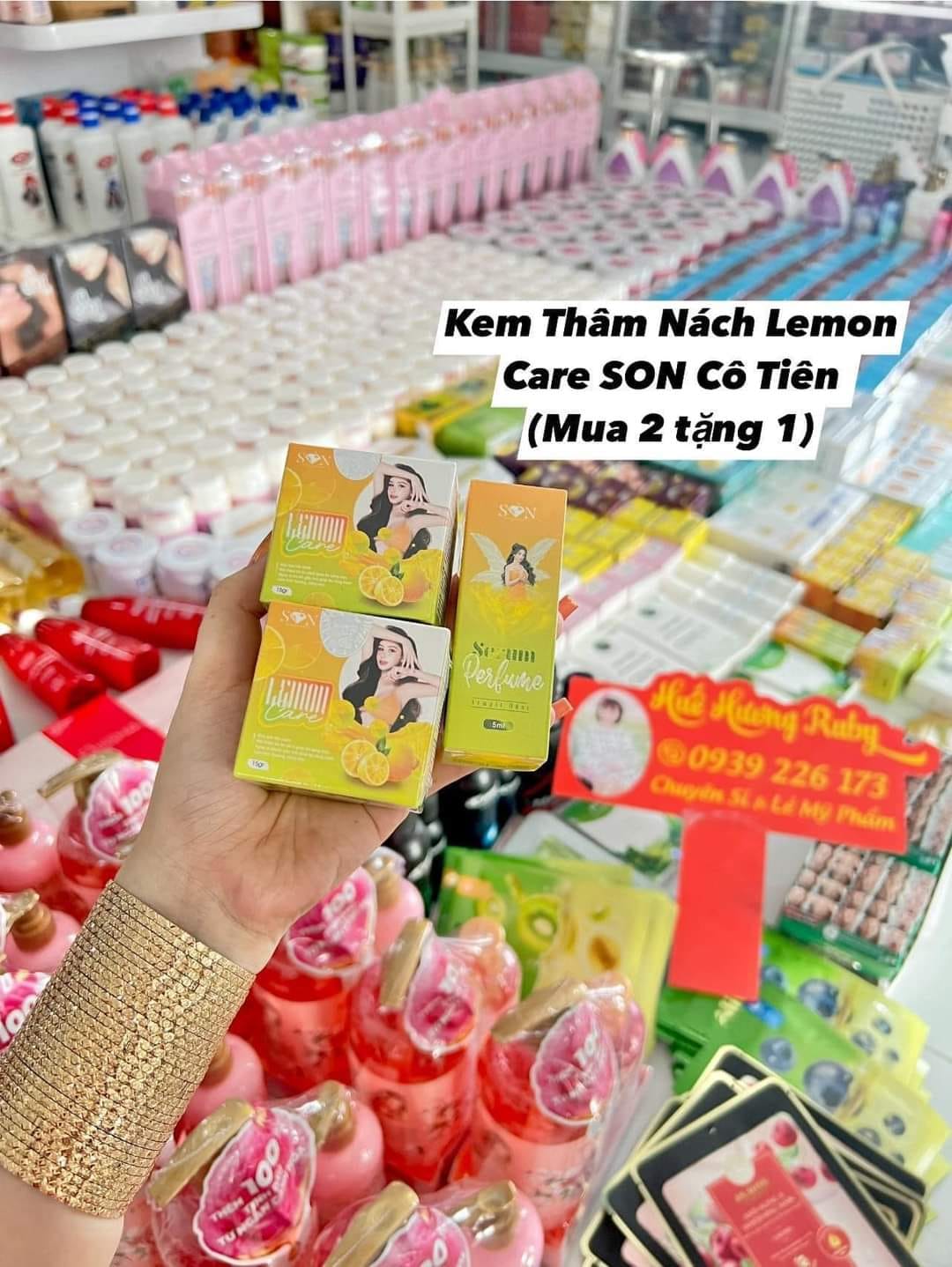 Combo 2 Hộp Kem Thâm Nách Lemon Care SON Cosmetic Tặng Serum Combo 2 Hộp Kem Thâm Nách Lemon Care SON Cosmetic Tặng Serum