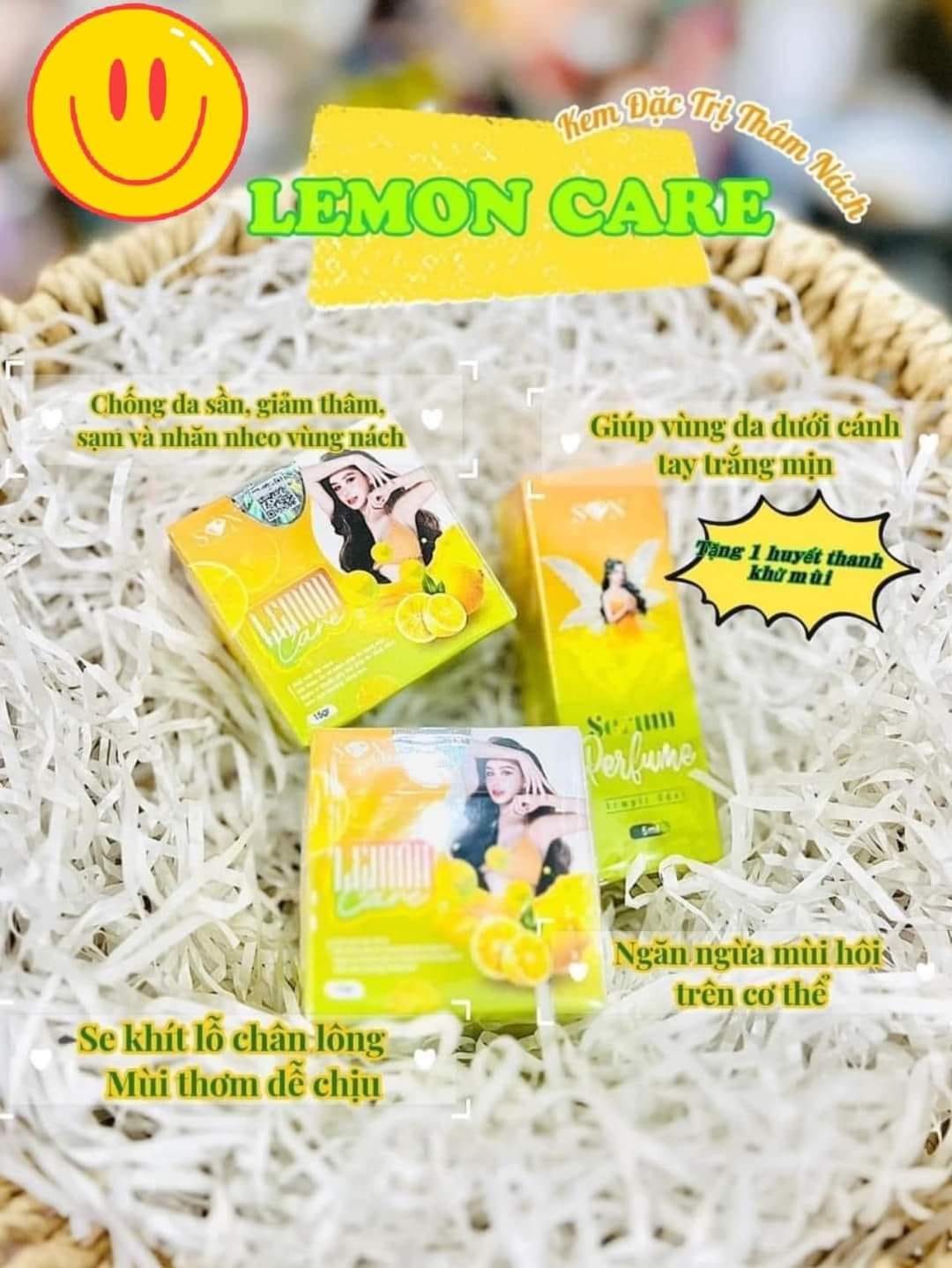Combo 2 Hộp Kem Thâm Nách Lemon Care SON Cosmetic Tặng Serum Combo 2 Hộp Kem Thâm Nách Lemon Care SON Cosmetic Tặng Serum