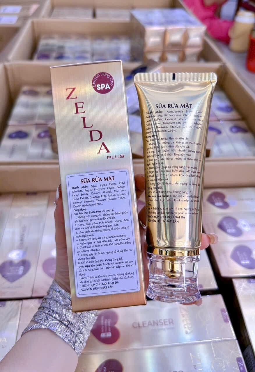 Sữa rửa mặt Zelda Plus mẫu mới cải tiến với nhiều công dụng Sữa rửa mặt Zelda Plus mẫu mới cải tiến với nhiều công dụng
