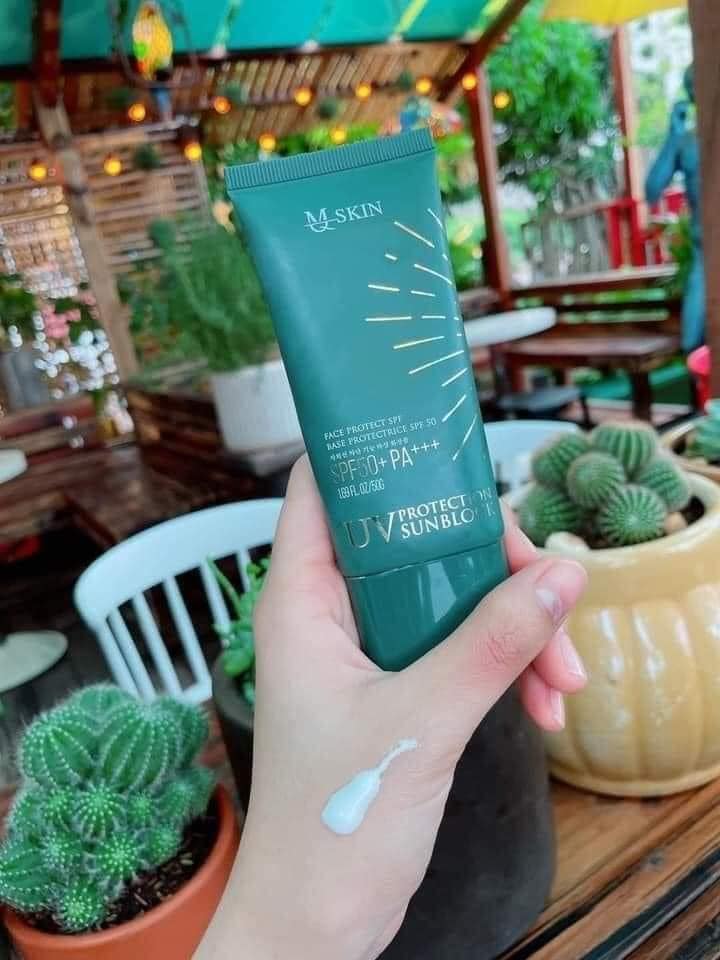 Kem chống nắng MQSkin có chỉ số chống nắng cao bảo vệ da và ngăn bụi bẩm và vi khuản trên da Kem chống nắng MQSkin có chỉ số chống nắng cao bảo vệ da và ngăn bụi bẩm và vi khuản trên da