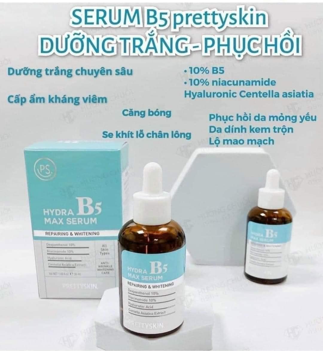 Siêu phẩm phục hồi da Serum B5 10% Prettyskin
