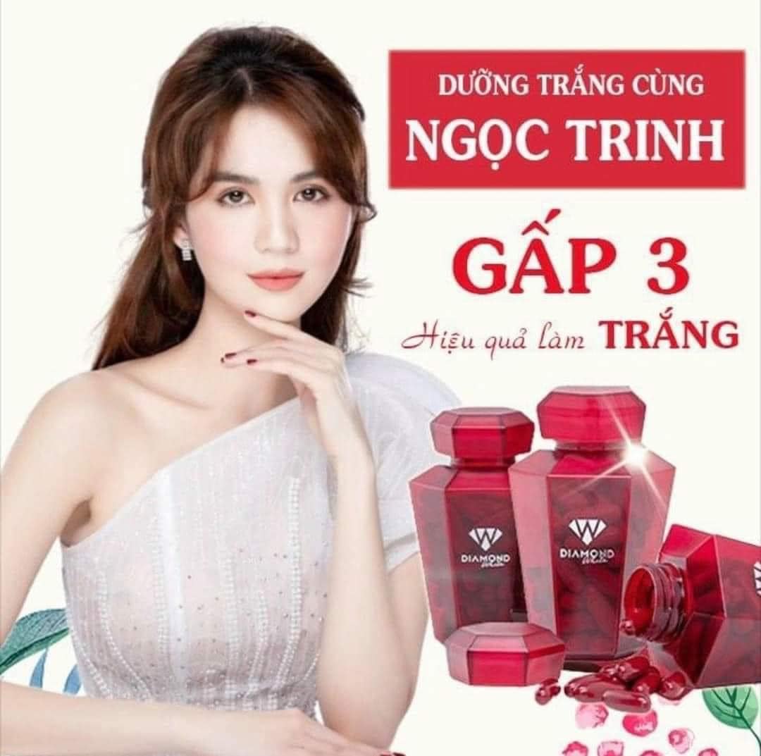 Viên uống trắng da Ngọc Trinh ra mắt siêu phẩm trắng da trị nám tàn nhang Diamond White hiệu quả gấp 3 lần phiên bản Beautyplus cũ.