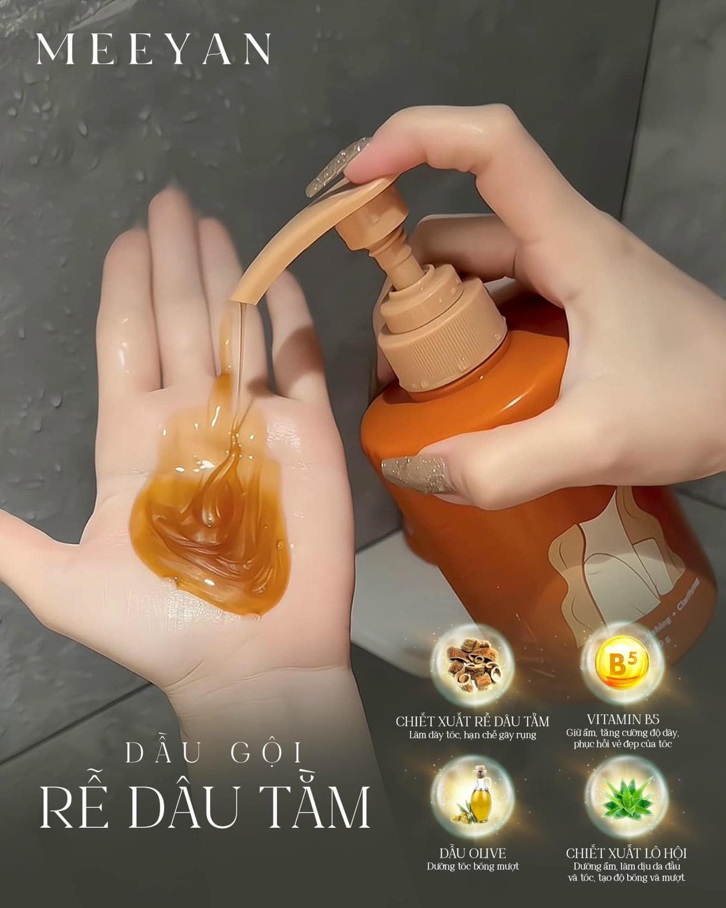 Bạn nào đang gặp tình trạng tóc mõng yếu tóc rục nhiều hay bị gàu thì bộ gội - xả Meeyan chính là chân ái nha Bạn nào đang gặp tình trạng tóc mõng yếu tóc rục nhiều hay bị gàu thì bộ gội - xả Meeyan chính là chân ái nha