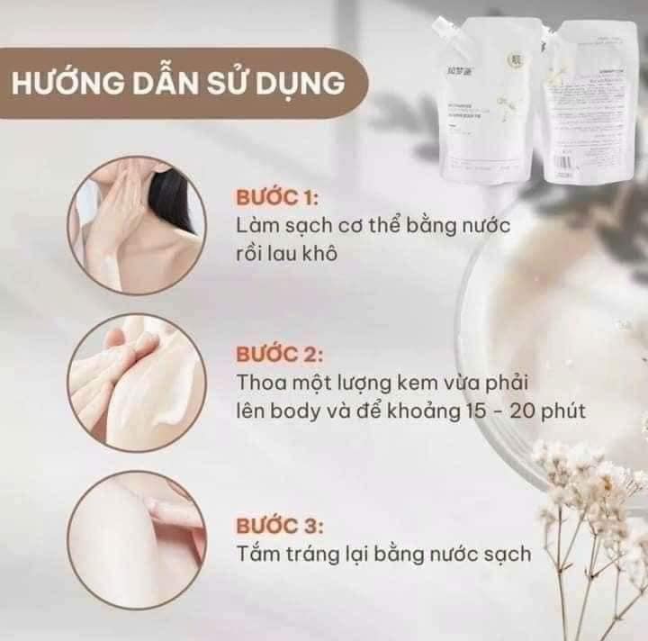 Kem Ủ Trắng Body Hunmui Bản Trung Kem Ủ Trắng Body Hunmui Bản Trung