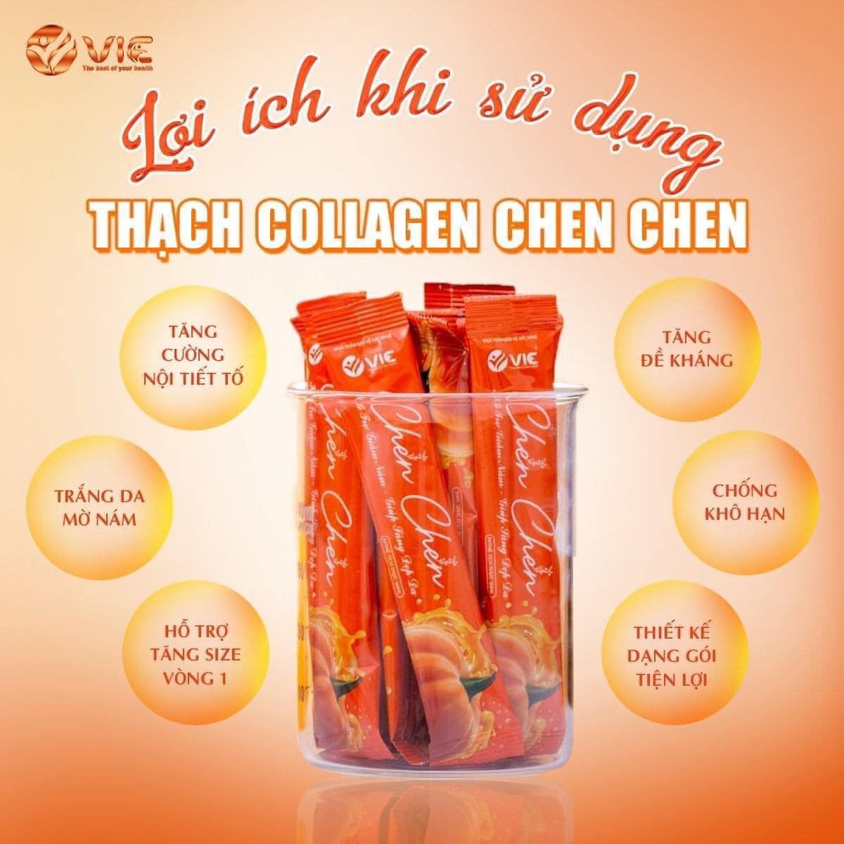 Các lợi ích khi sử dụng thạch Bí Đỏ Chen Chen
