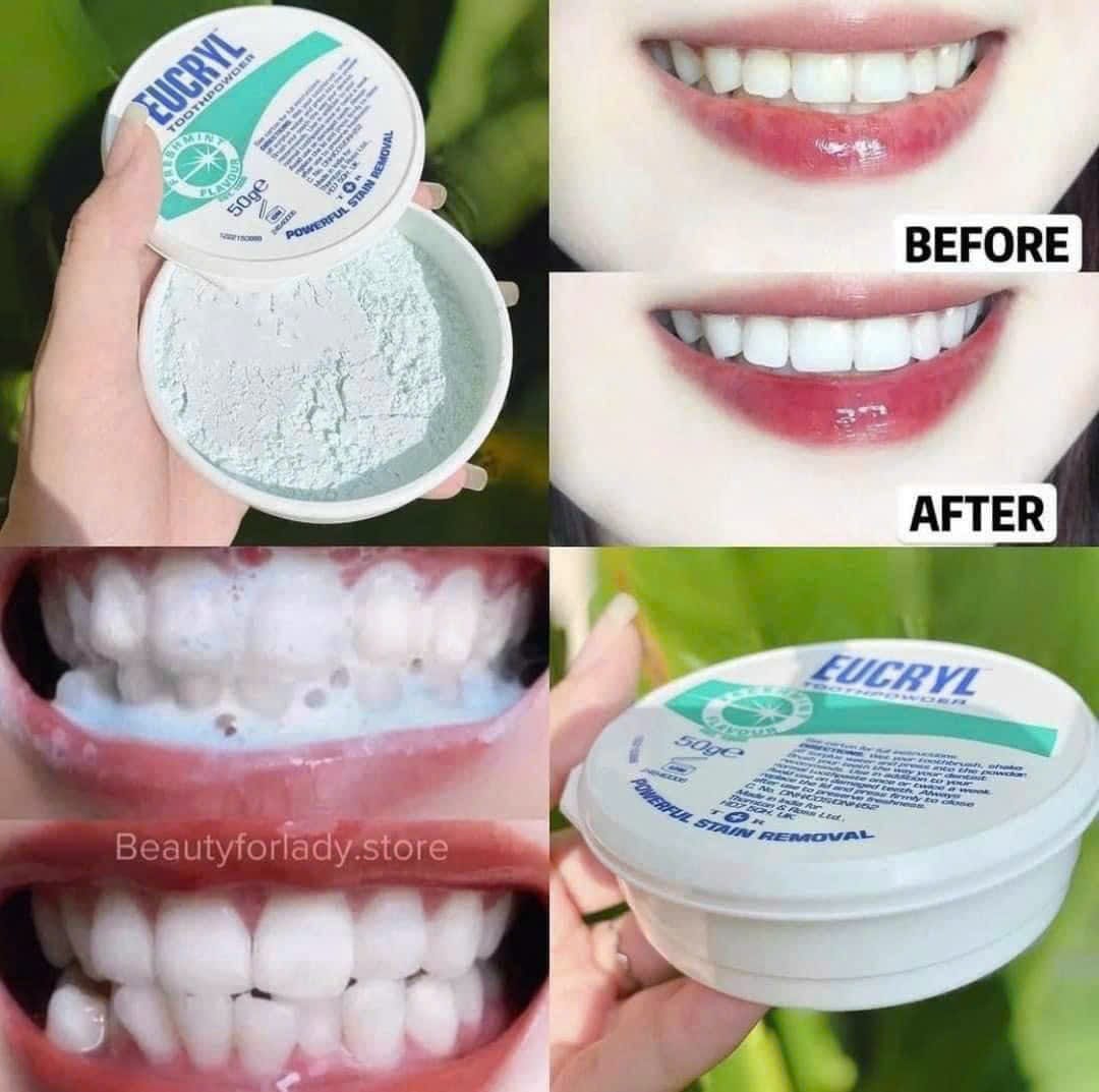 Bột trắng răng Eucryl thay đổi các loại thì đây vẫn là lựa chọn hoàn hảo nhất Bột trắng răng Eucryl thay đổi các loại thì đây vẫn là lựa chọn hoàn hảo nhất