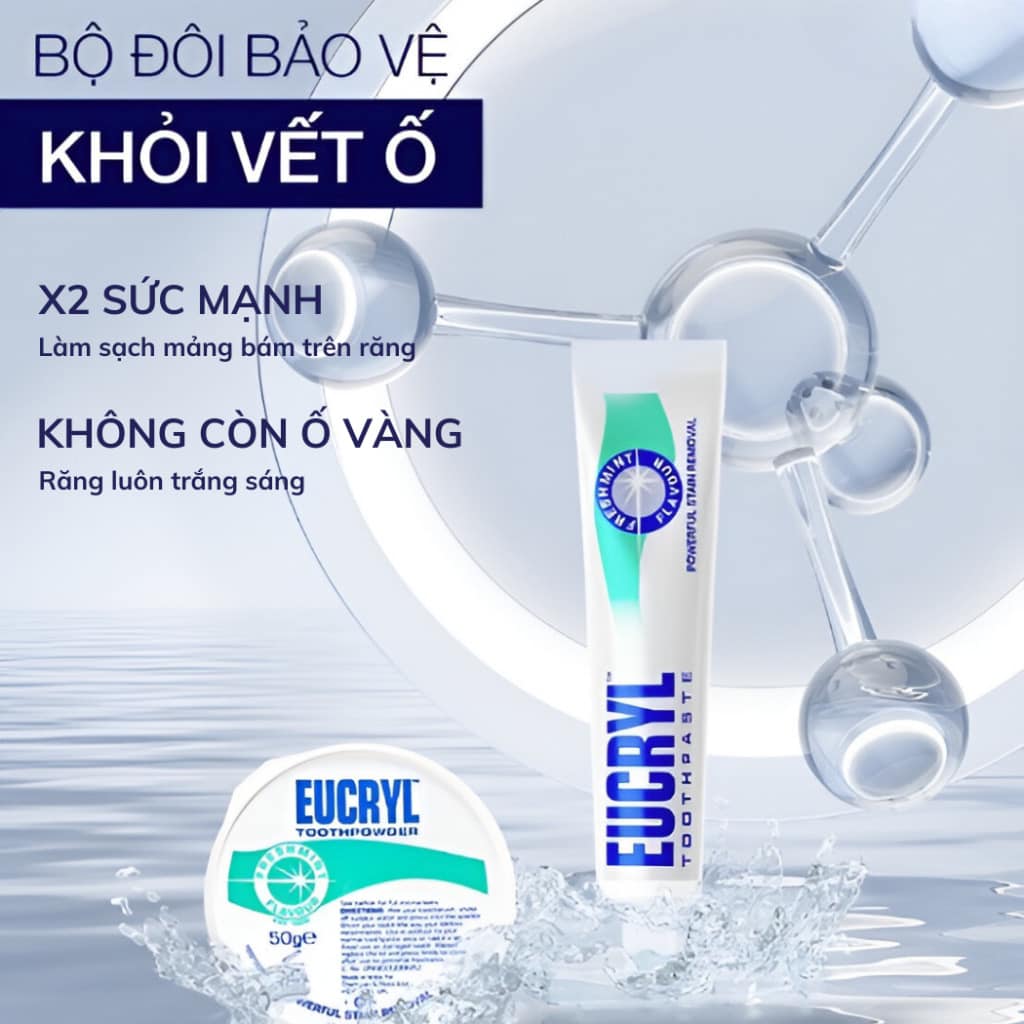 Combo răng trắng như sứ kem đánh răng & bột trắng răng Combo răng trắng như sứ kem đánh răng & bột trắng răng