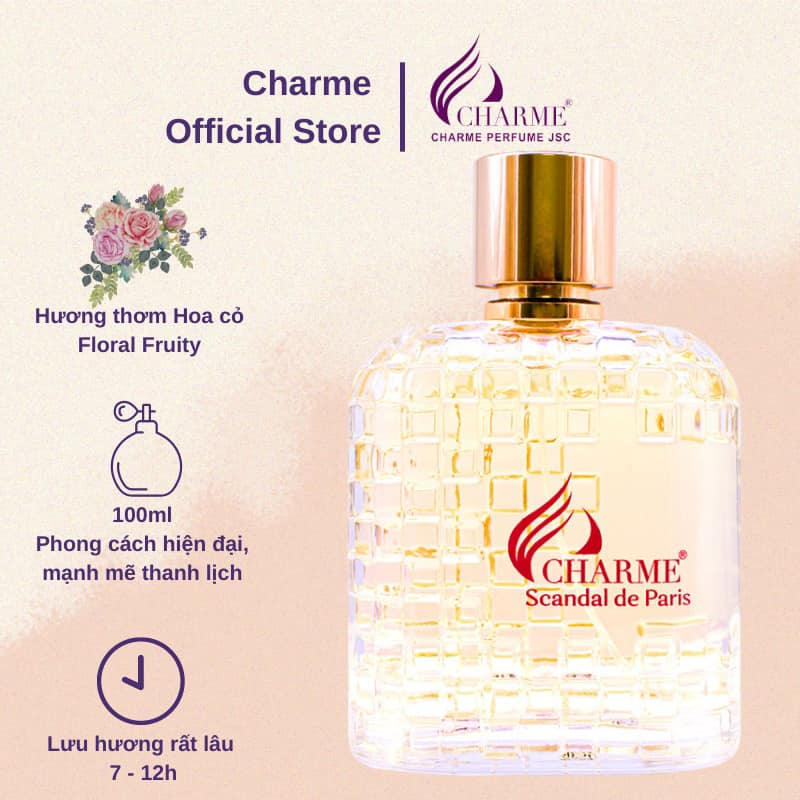 Charme Scandal De Paris gợi lên hình ảnh một cô gái hiện đại và sexy Charme Scandal De Paris gợi lên hình ảnh một cô gái hiện đại và sexy