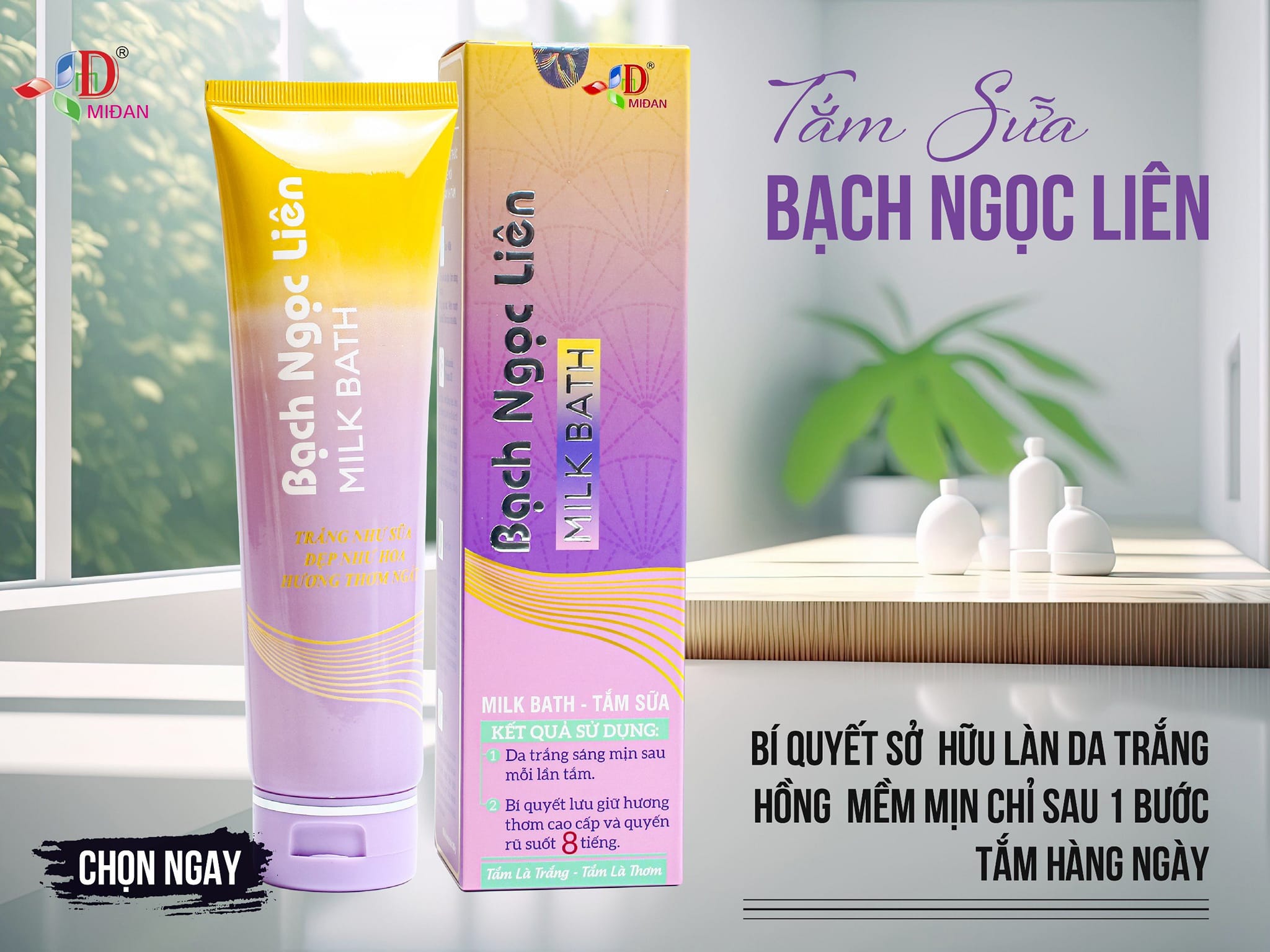 Tắm sữa Milk Bath Bạch Ngọc Liên Dưỡng Trắng Da Lưu Hương Thơm Cao Cấp 160g Tắm sữa Milk Bath Bạch Ngọc Liên Dưỡng Trắng Da Lưu Hương Thơm Cao Cấp 160g