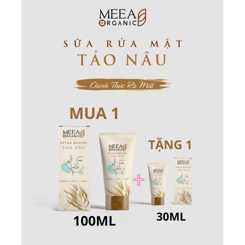 Sữa Rửa Mặt Tảo Nâu Detox Marine Sữa Rửa Mặt Tảo Nâu Detox Marine