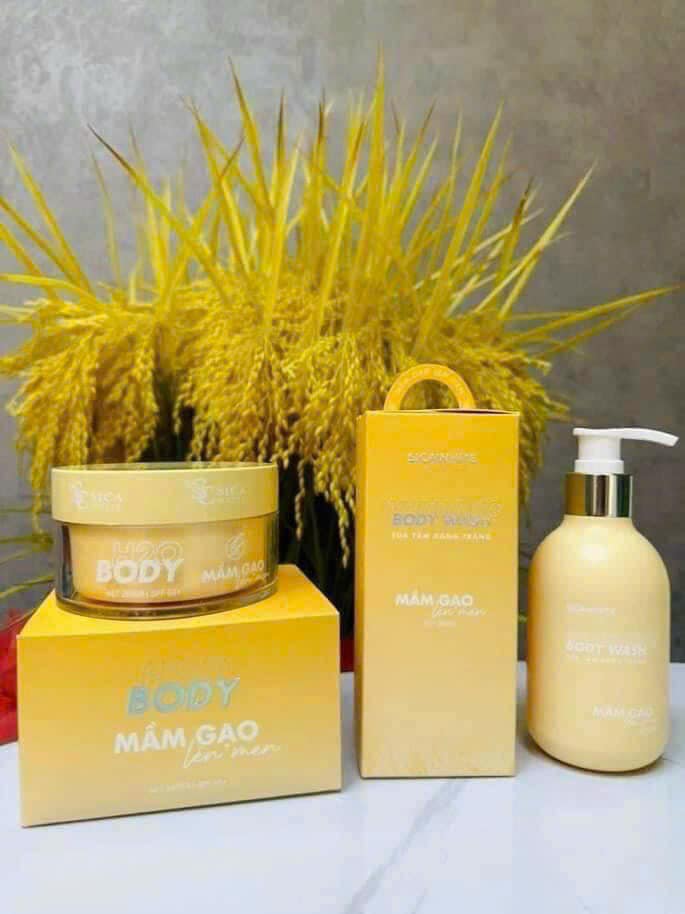 Body H2O Mầm gạo lên men Body H2O Mầm gạo lên men