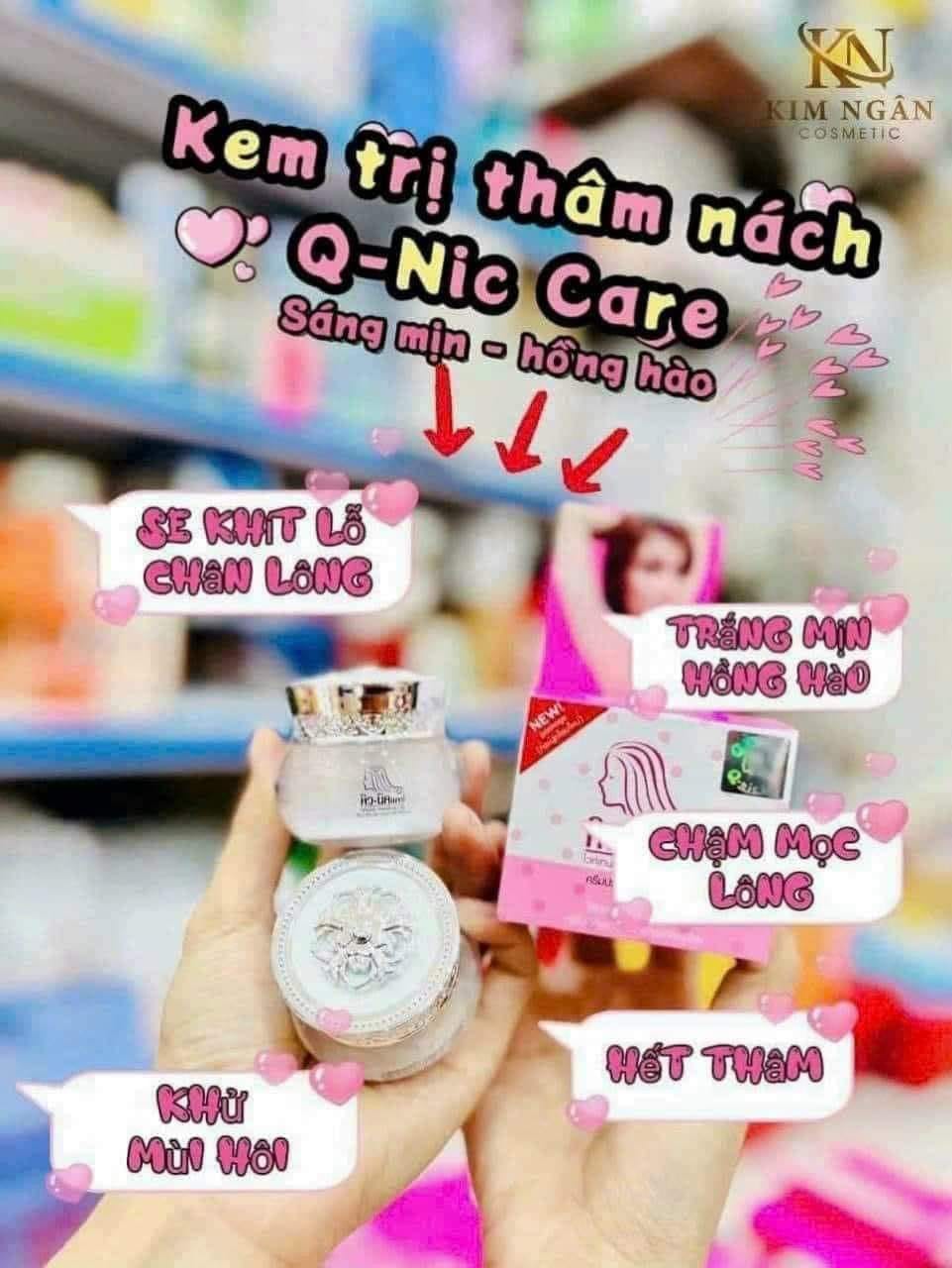 Kem Trị thâm, dưỡng trắng vùng da dưới cánh tay vùng bikini Qniccare Kem Trị thâm, dưỡng trắng vùng da dưới cánh tay vùng bikini Qniccare