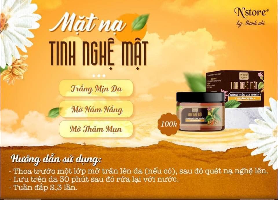 Mặt Nạ Tinh Nghệ Mật N Store Thanh Nhi Phiên Bản Mới Mặt Nạ Tinh Nghệ Mật N Store Thanh Nhi Phiên Bản Mới
