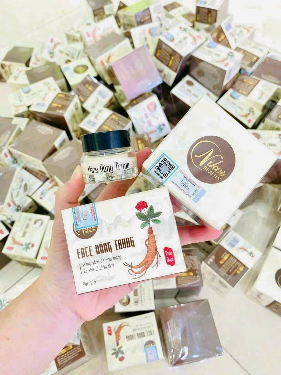 Kem Face Đông Trùng Nikos Beauty Chính hãng xài là đẹp từng ngày luôn