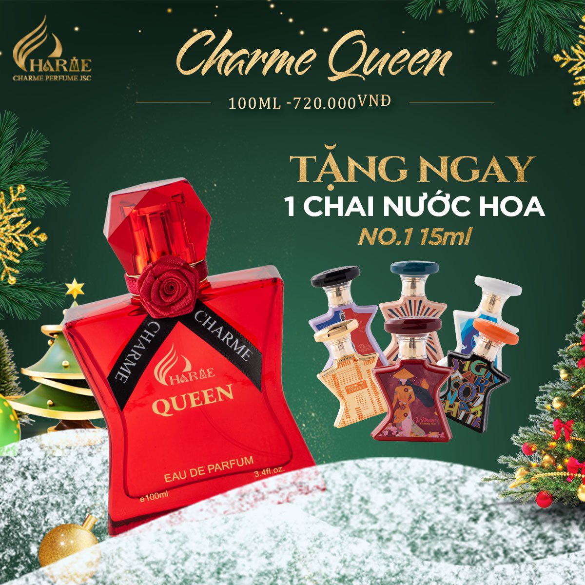 Đắm chìm cùng deal hot mùa Giáng Sinh Charme Sexy Lady & Charme Rose Girl Đắm chìm cùng deal hot mùa Giáng Sinh Charme Sexy Lady & Charme Rose Girl