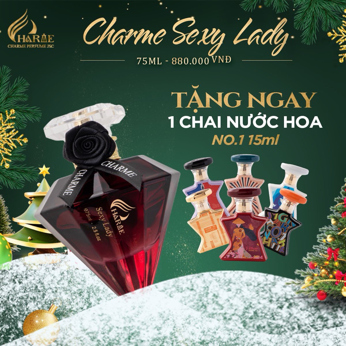 Đắm chìm cùng deal hot mùa Giáng Sinh Charme Sexy Lady & Charme Rose Girl Đắm chìm cùng deal hot mùa Giáng Sinh Charme Sexy Lady & Charme Rose Girl