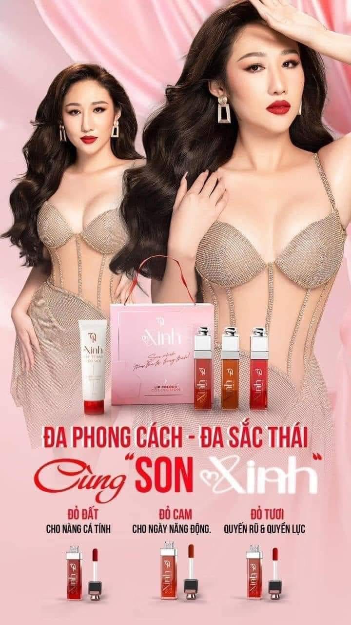 Combo Son Mỹ Phẩm Đông Anh Mua 1 set son xinh tặng 1 tẩy tế bào chết môi