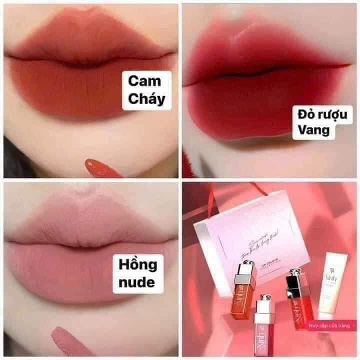 Combo Son Mỹ Phẩm Đông Anh Mua 1 set son xinh tặng 1 tẩy tế bào chết môi Combo Son Mỹ Phẩm Đông Anh Mua 1 set son xinh tặng 1 tẩy tế bào chết môi