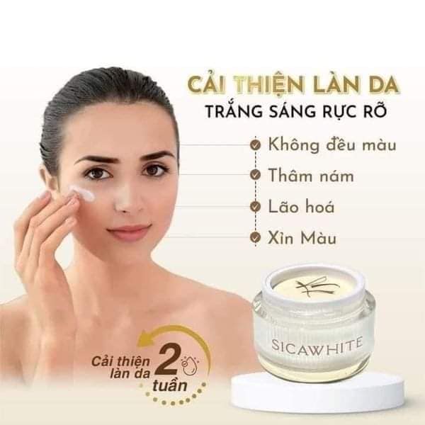 Kem Face Lụa Sica White Size mini Kem Face Lụa Sica White Size mini